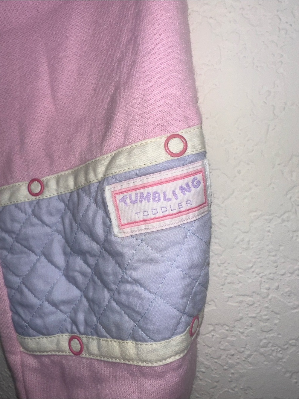 Vintage Carters “Tumbling Toddler” Toddler Quilted Pullover Set Size 2T - Picture 8 of 10